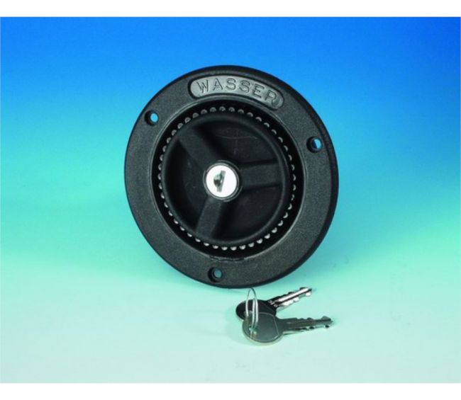 Wlew do wody 40 mm krótki czarny - Fawo