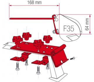 Zestaw do montażu markizy F35 Kit Standard - Fiamma