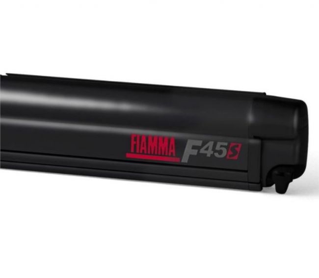 Markiza ścienna w kasecie F45s 260 Deep Black Royal Grey - Fiamma