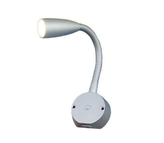 Elastyczna lampka LED Furnari z USB i przełącznikiem - Haba
