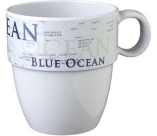 Kubek z melaminy Blue Ocean - Brunner