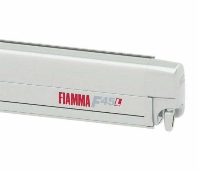 Markiza ścienna w kasecie F45L 500 Titanium Royal Grey - Fiamma