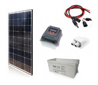 Elektrownia Zestaw solarny Panel mono 380W 200Ah