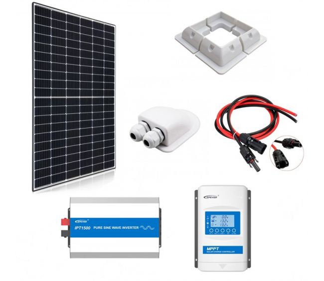 ZESTAW SOLARNY MAX 3000W PANEL 380W KAMPER DZIAŁKA