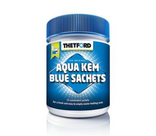 Saszetki Tabletki Tabsy do toalet turystycznych Aqua Kem Blue Sachets - Thetford